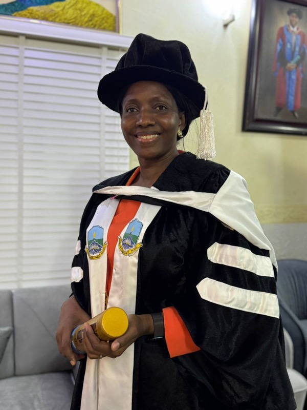 Pst (Mrs) Favour Akpe, Ph.D - Founder